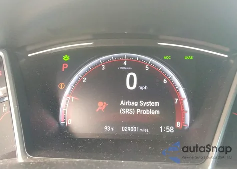 2020 Honda Civic Sport из США, поврежденный, VIN 2HGFC2F8XLH592650